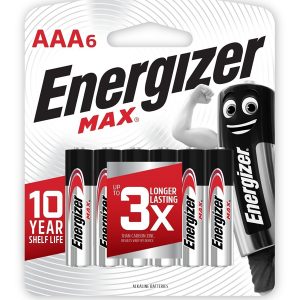Energizer Max: AAA - 6 Pack