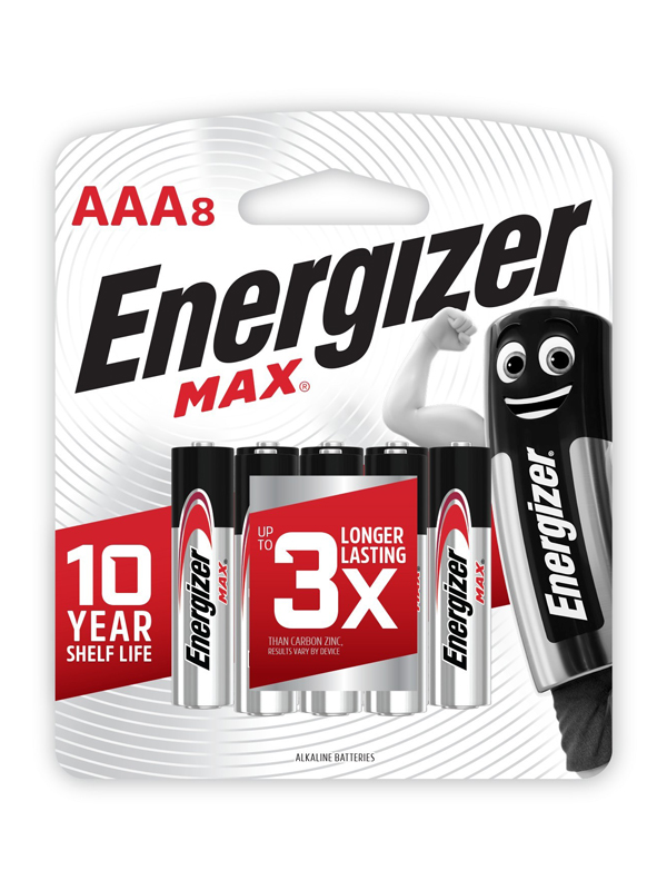 Energizer Max: AAA - 8 Pack