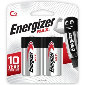 Energizer Max: C - 2 Pack