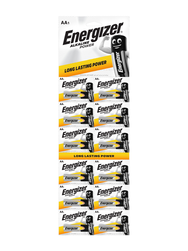 Energizer Power: AA - 12 Pack Strip