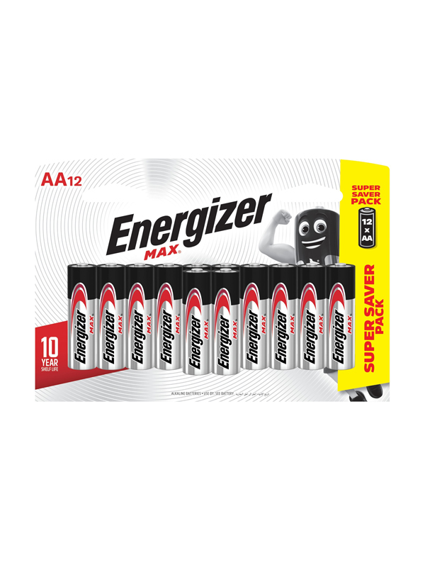 Energizer Max: AA - 12 Pack
