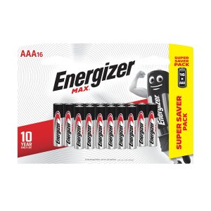 Energizer Max: AAA - 16 Pack